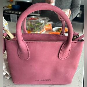 Portland Leather Raindrop Bag